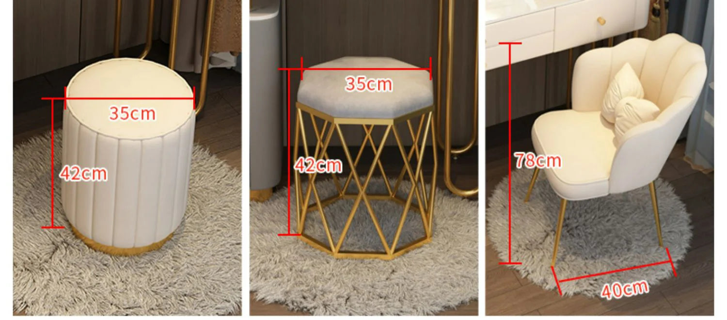 Bedroom Modern Vanity Table Organizers Storage Girls Nordic Vanity Table Multifunctional Luxury Tocador Maquillaje Furniture 19